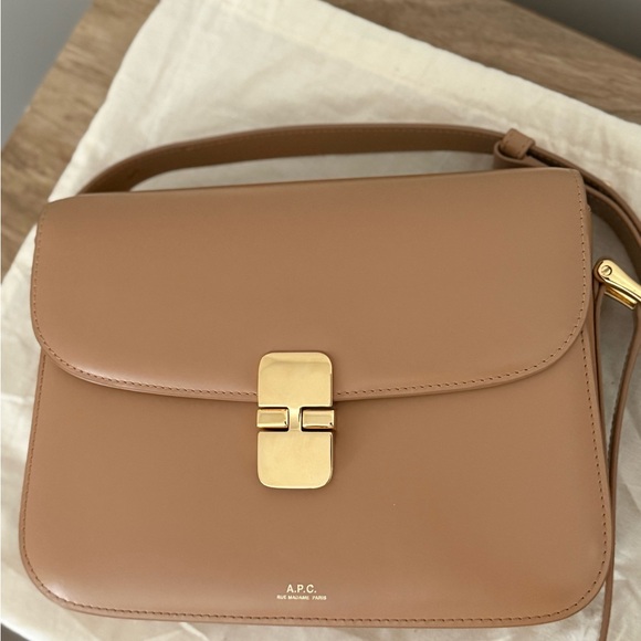 A.P.C. Handbags - A.P.C. Brown Leather Crossbody Bag